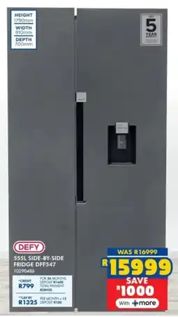Russells Defy side-by-side fridge offer