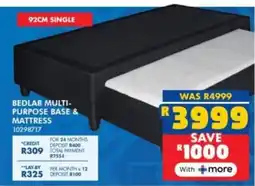 Russells Bedlab multi-purpose base & mattress offer