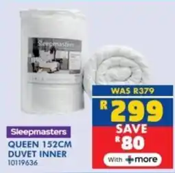 Russells Sleepmasters queen duvet inner offer