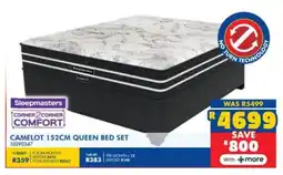 Russells Sleepmasters camelot queen bed set offer