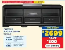 Russells Chester plasma stand offer