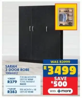 Russells Sarah 3 door robe offer