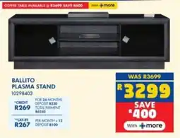 Russells Ballito plasma stand offer