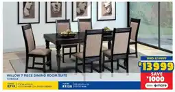 Russells Willow dining room suite offer
