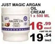 Arrow Cash And Carry Just Magic Argan Oil Cream 1 x 500ml offer