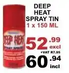 Deep Heat Spray Tin 1 x 150ml