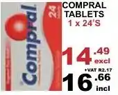 Arrow Cash And Carry Compral Tablets 1 x 24'S offer