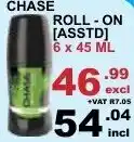 Arrow Cash And Carry Chase Roll-On 6 x 45ml offer