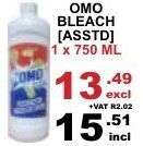 Arrow Cash And Carry Omo Bleach 1 x 750ml offer