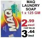 Arrow Cash And Carry Maq laundry Soap 1 x125gm offer