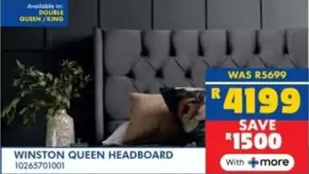 Russells Winston queen headboard offer