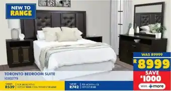 Russells Toronto bedroom suite offer