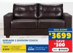 Russells Adelaide 2 division couch offer