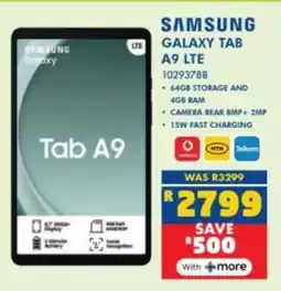 Russells Samsung Galaxy Tab A9 LTE offer