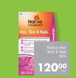 Save Nativa Hair Skin & Nail offer