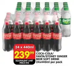Shoprite Liquor Coca-cola/ fanta/ stoney ginger beer soft drink offer