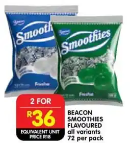 Shoprite Liquor Beacon smoothies flavoured all variants offer
