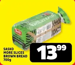 Usave Sasko more slices brown bread offer