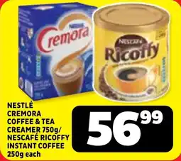 Usave Nestlé cremora coffee & tea creamer/ nescafé ricoffy instant coffee offer