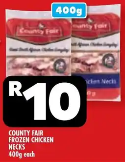 Usave County fair frozen chicken necks offer