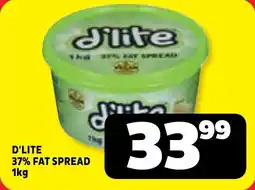Usave D'lite 37% fat spread offer