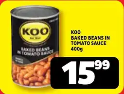 Usave Koo baked beans in tomato sauce offer