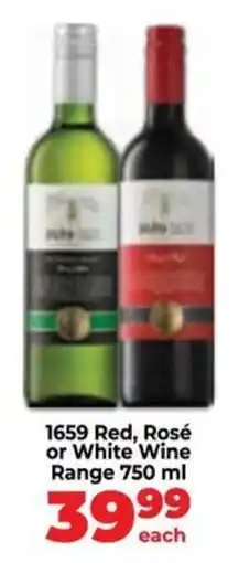 Food Lover's Market 1659 Red, Rosé or White Wine Range offer