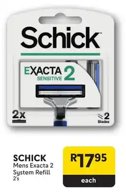 Makro SCHICK Mens Exacta 2 System Refill offer