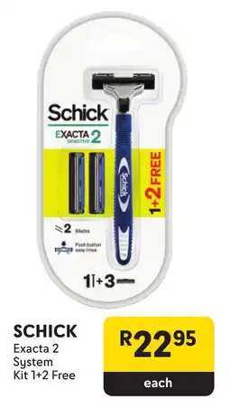 Makro SCHICK Exacta 2 System Kit offer