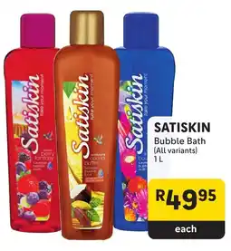 Makro SATISKIN Bubble Bath offer