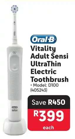 Makro Oral-B Vitality Adult Sensi UltraThin Electric Toothbrush offer