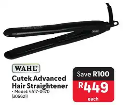Makro WAHL Cutek Advanced Hair Straightener offer
