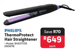 Makro PHILIPS ThermoProtect Hair Straightener offer