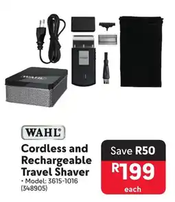 Makro WAHL Cordless and Rechargeable Travel Shaver offer