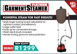 Verimark Platinum Garment Steamer offer