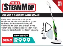 Verimark 10-in-1 Steam Mop offer