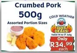 Foodeez Crumbed Pork offer