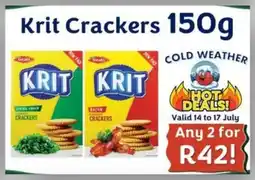 Foodeez Krit Crackers offer
