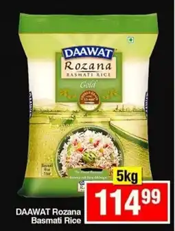 Choppies DAAWAT Rozana Basmati Rice offer