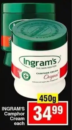 Choppies INGRAM'S Camphor Cream offer
