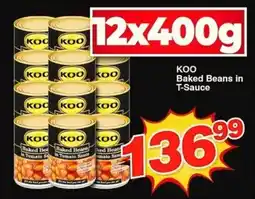 Choppies KOO Baked Beans in T-Sauce offer