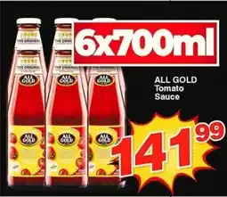 Choppies ALL GOLD Tomato Sauce offer
