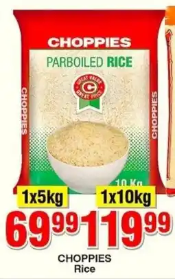 Choppies CHOPPIES Rice offer