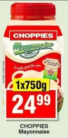 Choppies CHOPPIES Mayonnaise offer