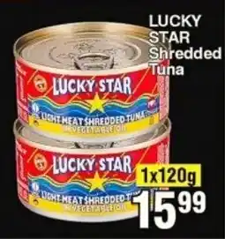 Choppies LUCKY STAR Shredded Tuna offer