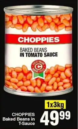 Choppies CHOPPIES Baked Beans in T-Sauce offer