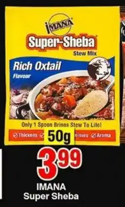 Choppies IMANA Super Sheba offer