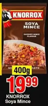 Choppies KNORROX Soya Mince offer