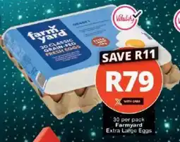 Checkers Farmyard Extra Large Eggs offer