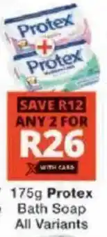 Checkers Protex Bath Soap offer